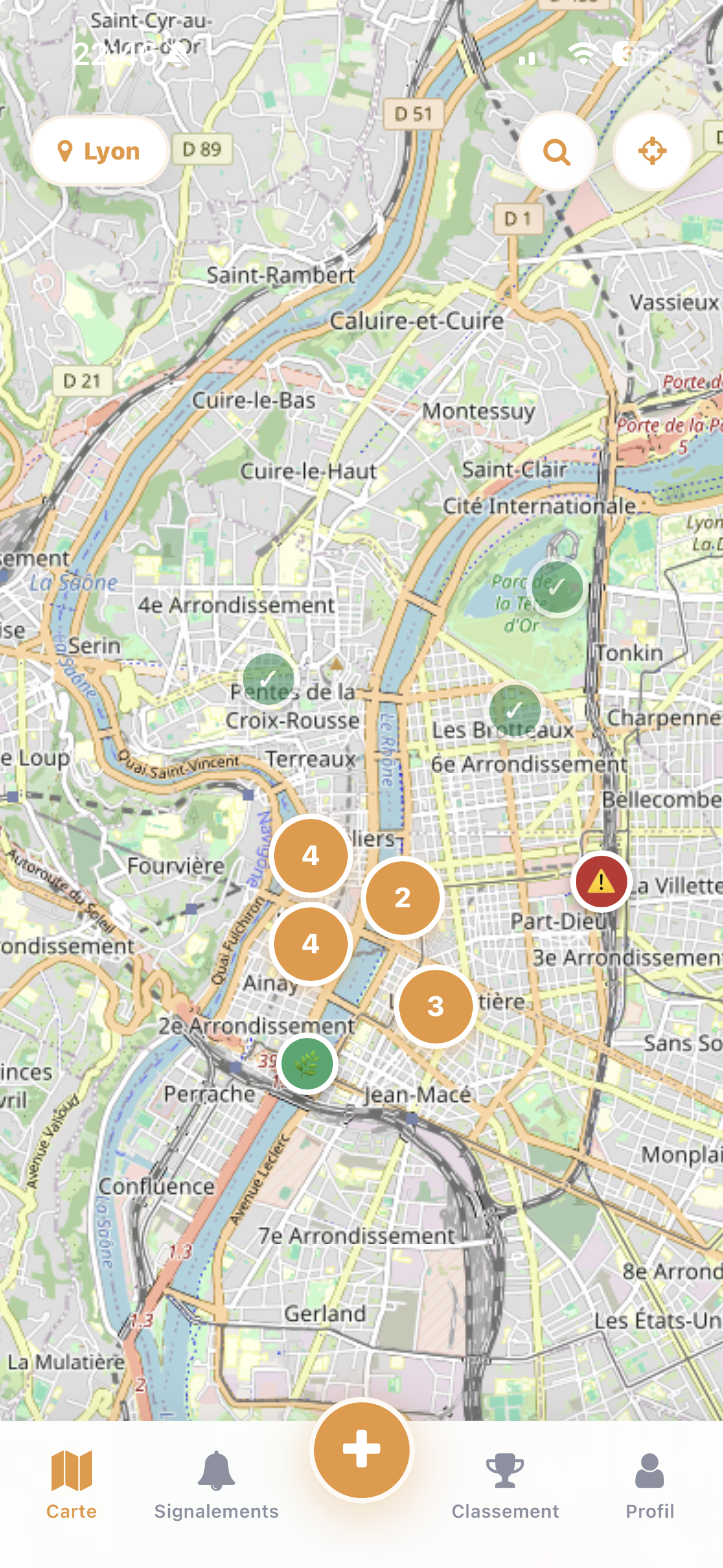 FixMaVille — Carte des signalements